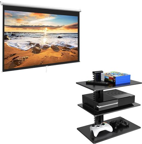wall mount electronics shelf.